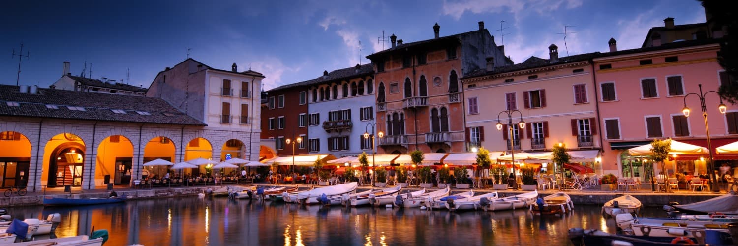 A panoramic view of Desenzano del Garda