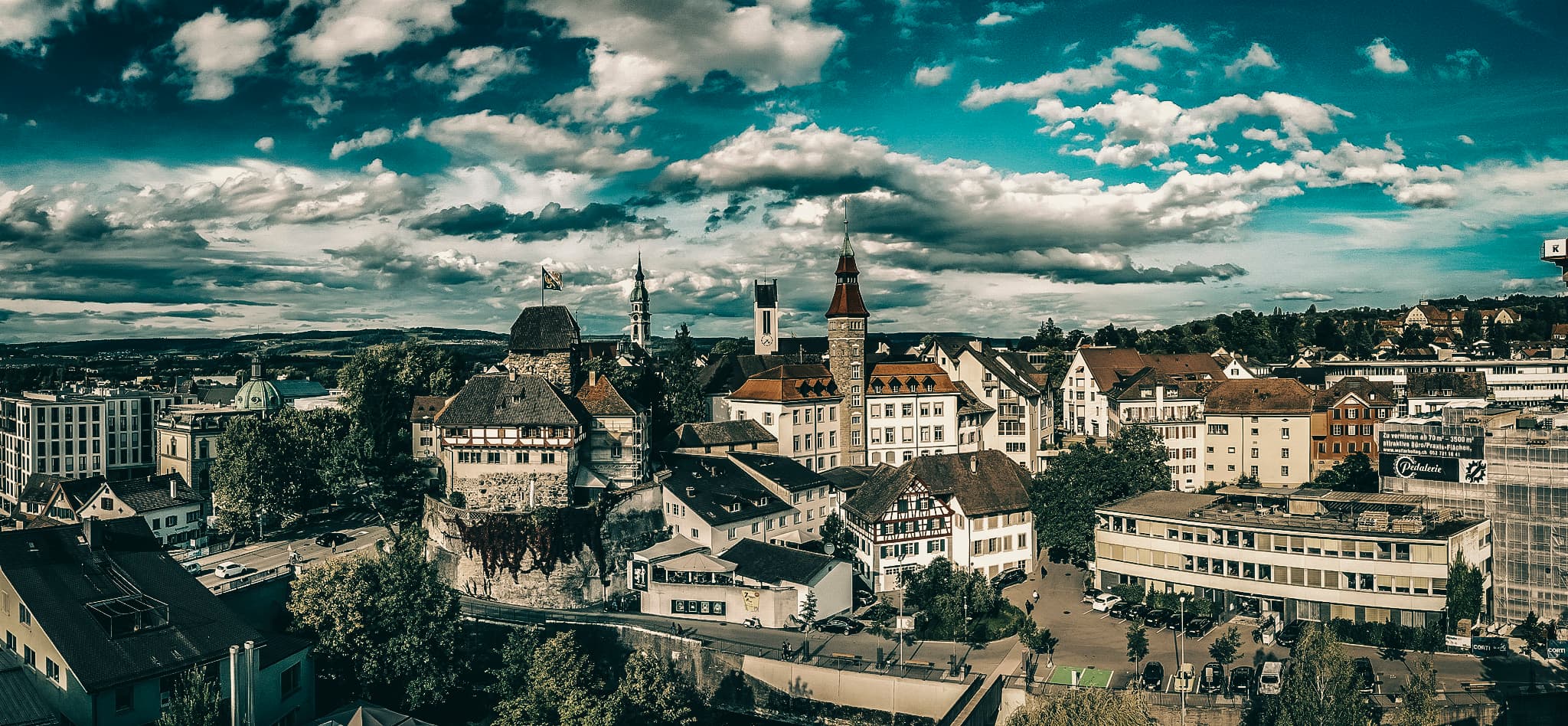 A panoramic view of Frauenfeld