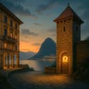 Escape Room across LongLake Lugano Sato Code The Omega Codex - Logo