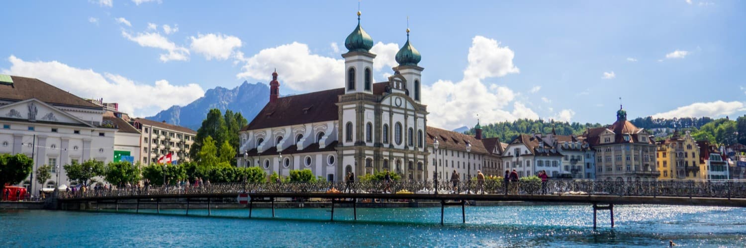 Una vista panoramica di Luzern