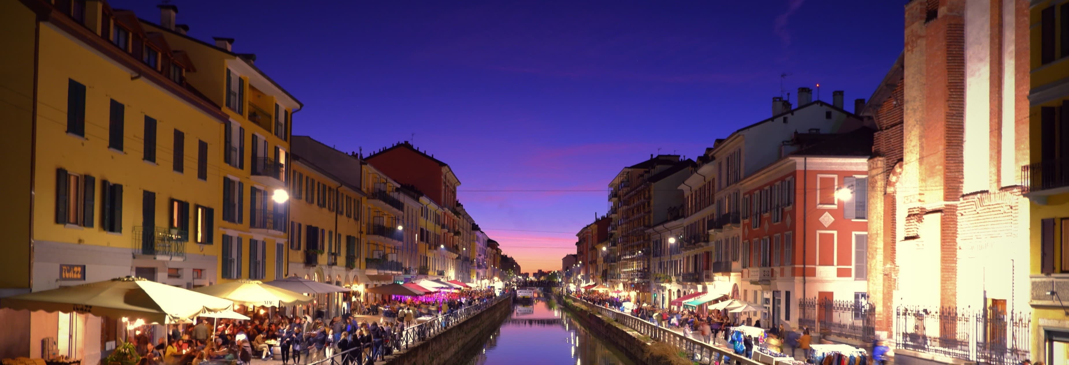 Una vista panoramica di Milano