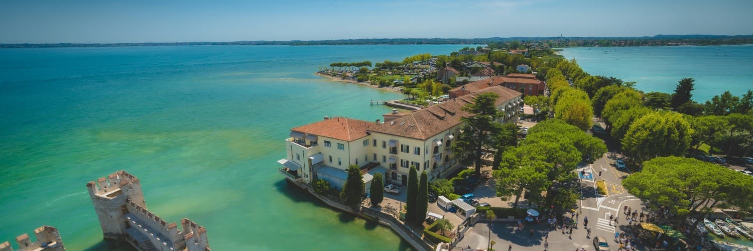 A panoramic view of Sirmione