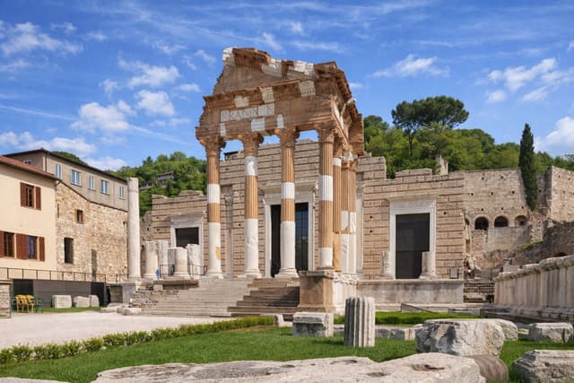 Römisches Forum und Capitolium in Brescia