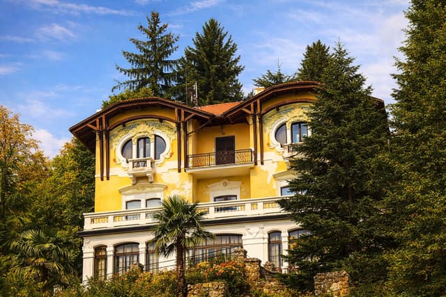 Jugendstilvilla und Gärten in Varese, der Gartenstadt