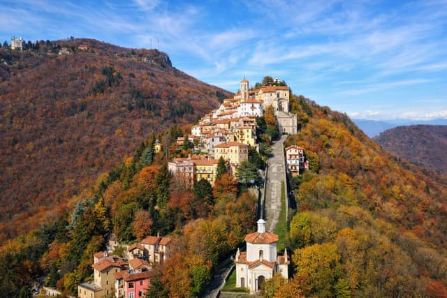 Sacro Monte di Varese UNESCO-Welterbe Pilgerweg mit Kapelle