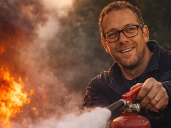 Membro del team Sato Code che gestisce una richiesta di assistenza urgente