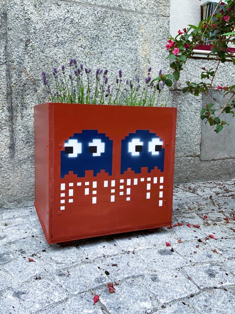Escape room team building event setup — Sato Code outdoor installation