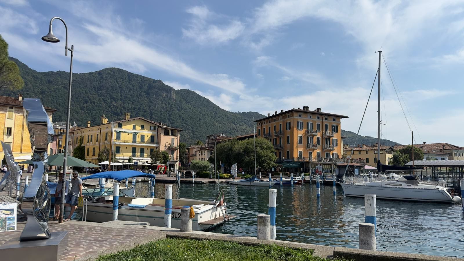 A panoramic view of Iseo old town