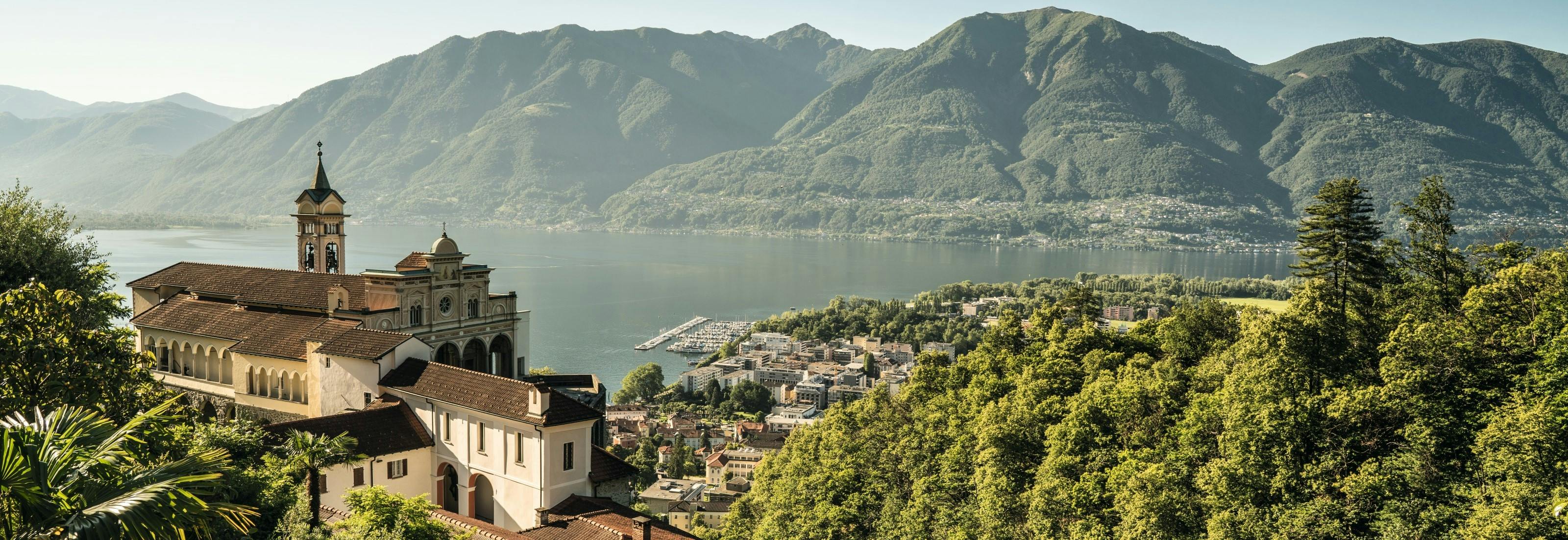 A panoramic view of Locarno