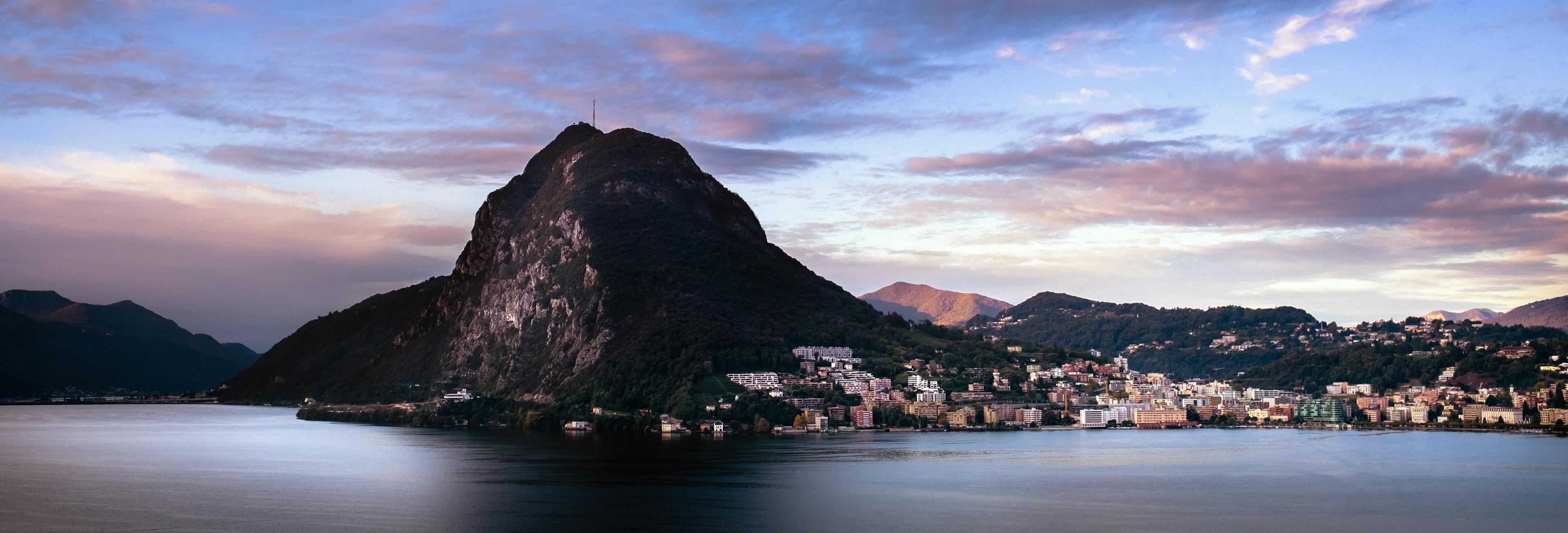 A view of the city of Lugano