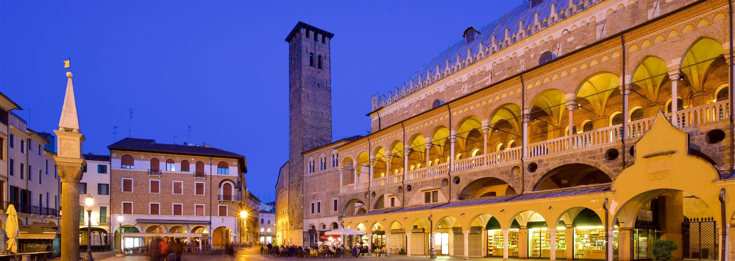 A panoramic view of Padova old town