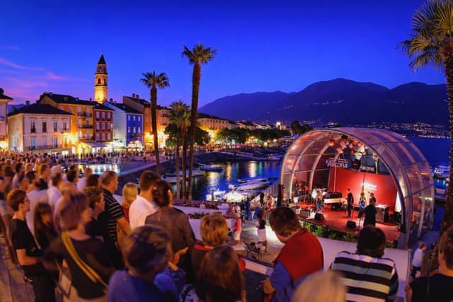 Festival jazz di Ascona sul Lago Maggiore
