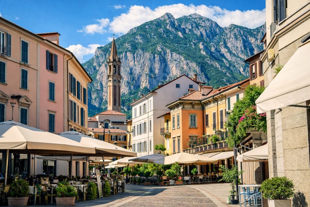 View of Lecco