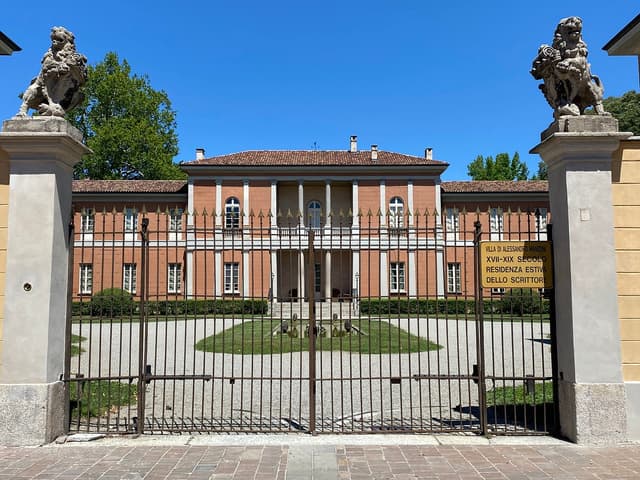Villa Manzoni museum in Lecco, birthplace of Alessandro Manzoni
